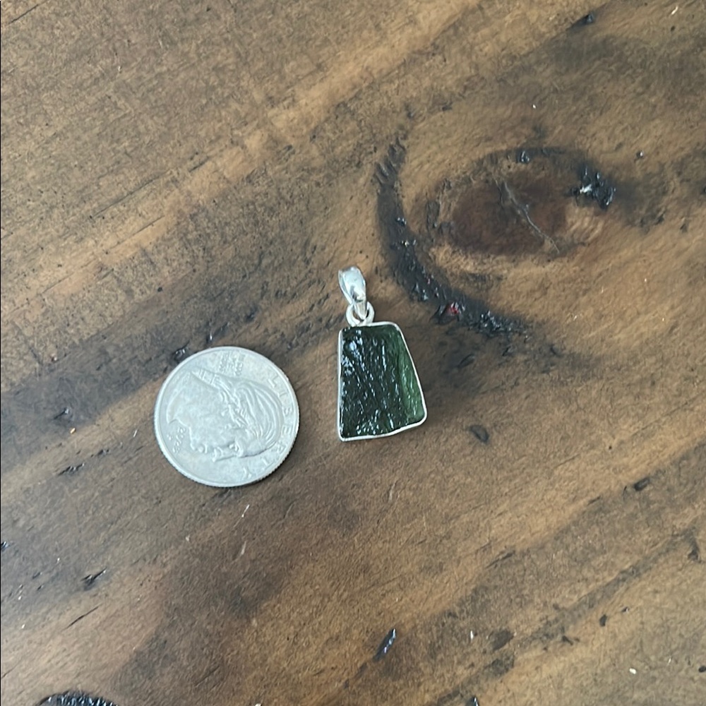 Moldavite Crystal Pendant